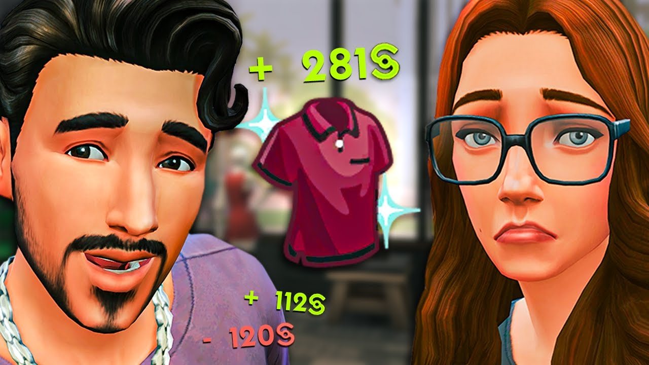 Peut-on devenir RICHE en vendant des vêtements ? 🛍️ | CHALLENGE SIMS 4