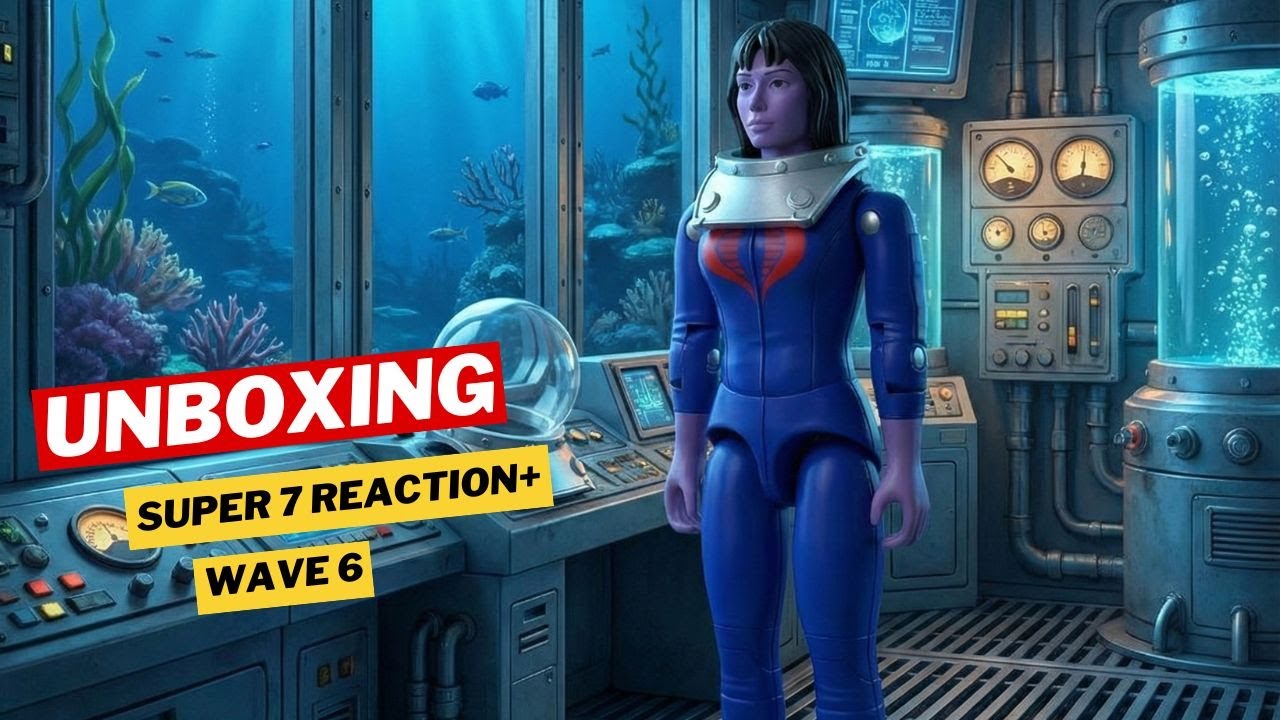 UNBOXING: G.I. Joe Super 7 Reaction + // Wave 6 // Mara - Poison Snake Eyes - Arctic Scarlett