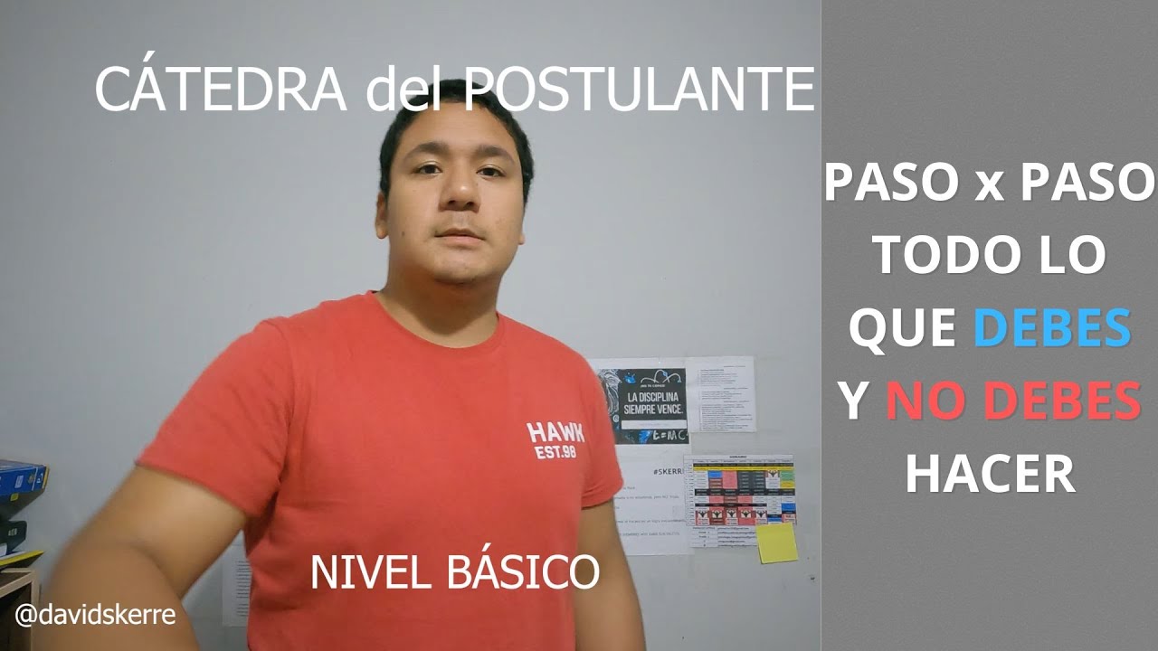 GUÍA del POSTULANTE: Nivel BÁSICO