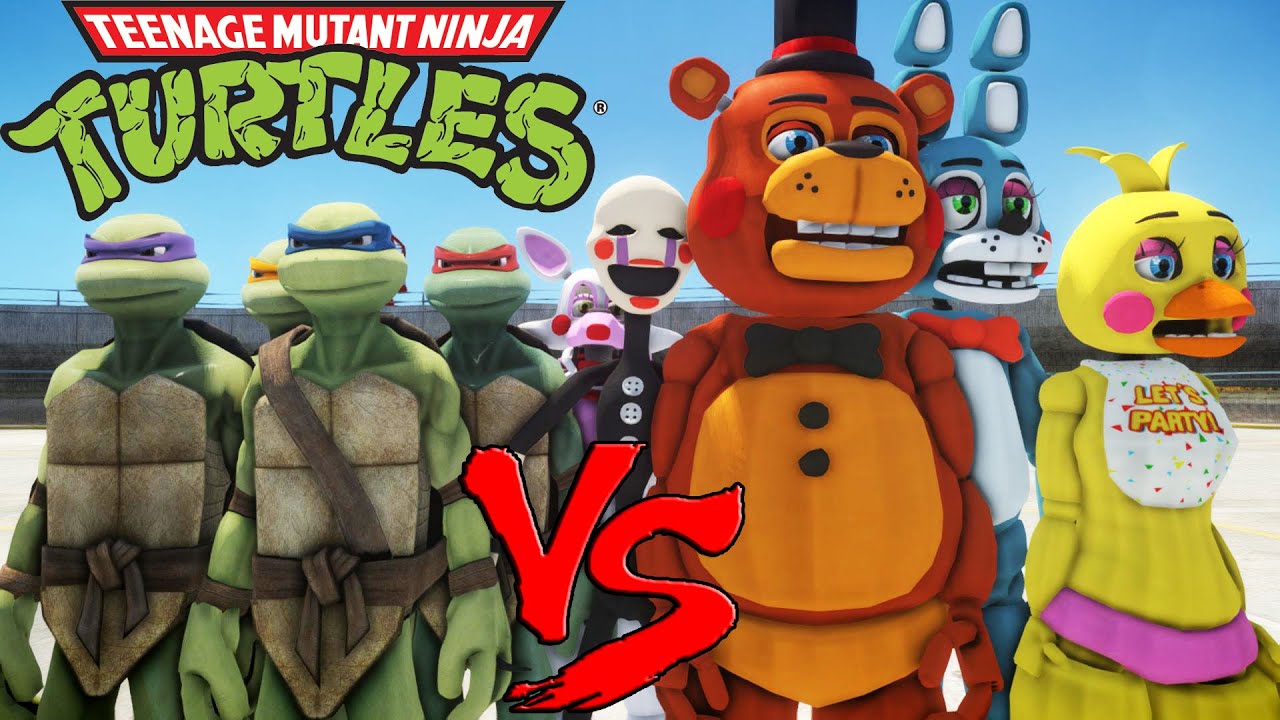TEENAGE MUTANT NINJA TURTLES VS FIVE NIGHTS AT FREDDY'S