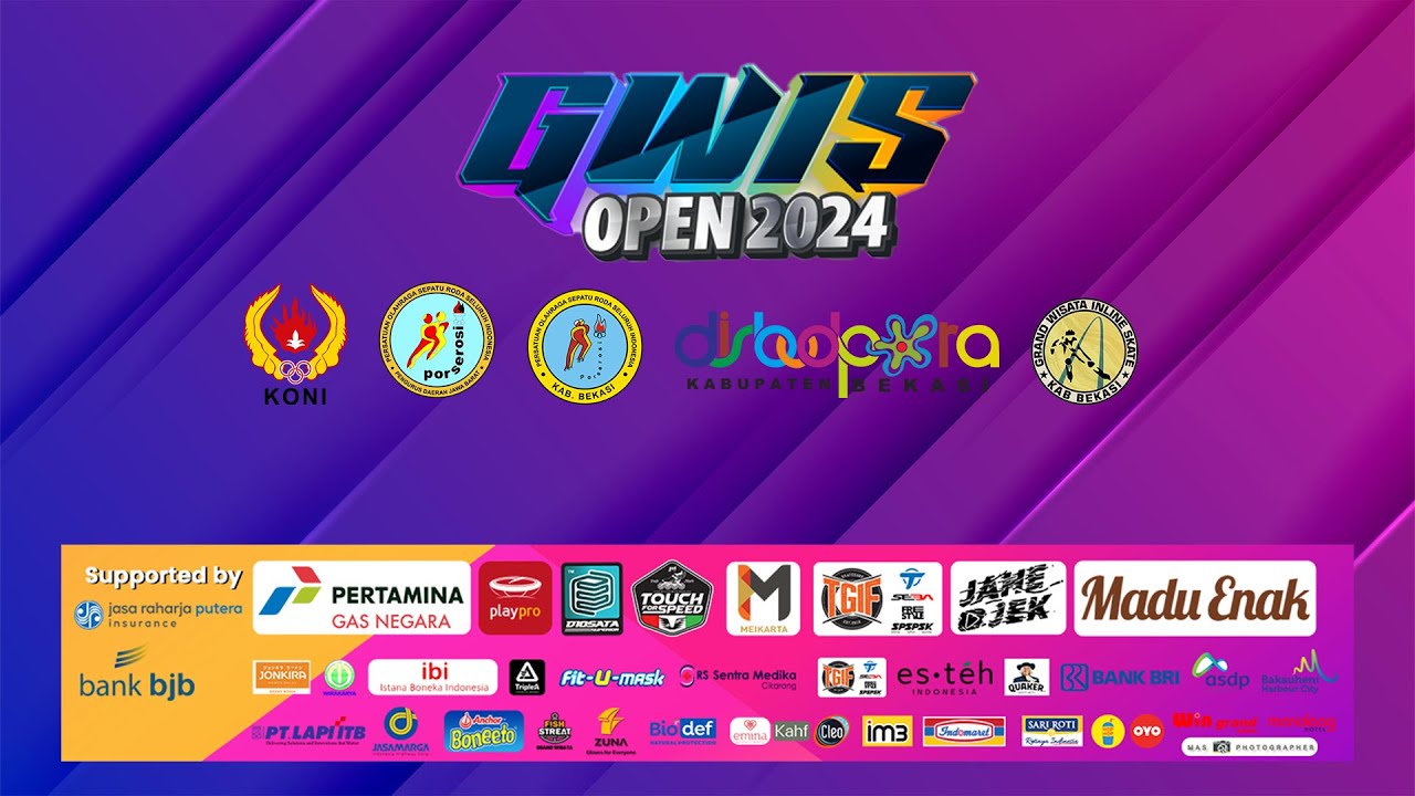 LIVE  Kejuaraan Sepatu Roda Tingkat Nasional GWIS OPEN 2024 Day 1