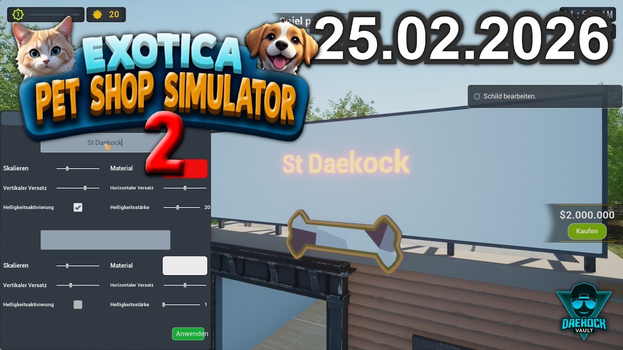 Exotica 2: Pet Shop Simulator 🐾 [DE] – Technik-Tierladen & Zucht-Optimierung #PetShopSimulator