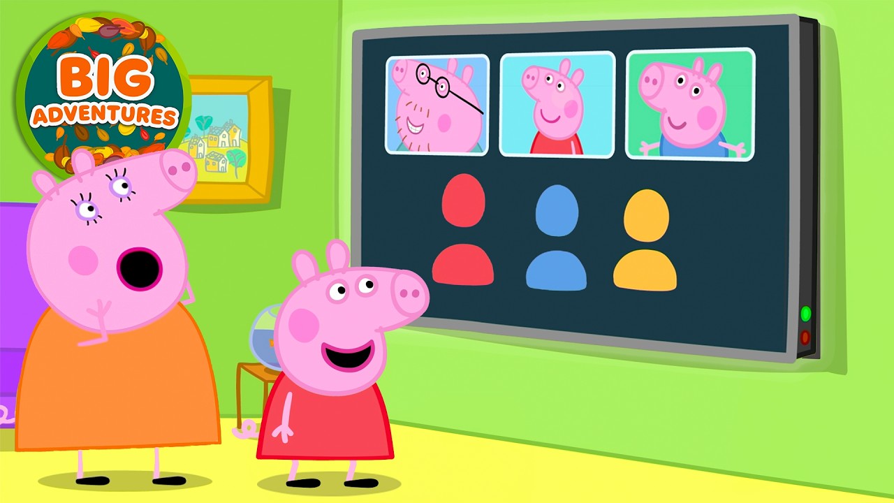 Peppa Pig Gets a BRAND NEW SMART TV! 🤩 | Family Home Upgrade Adventure | Full Episodes | 1 Hour