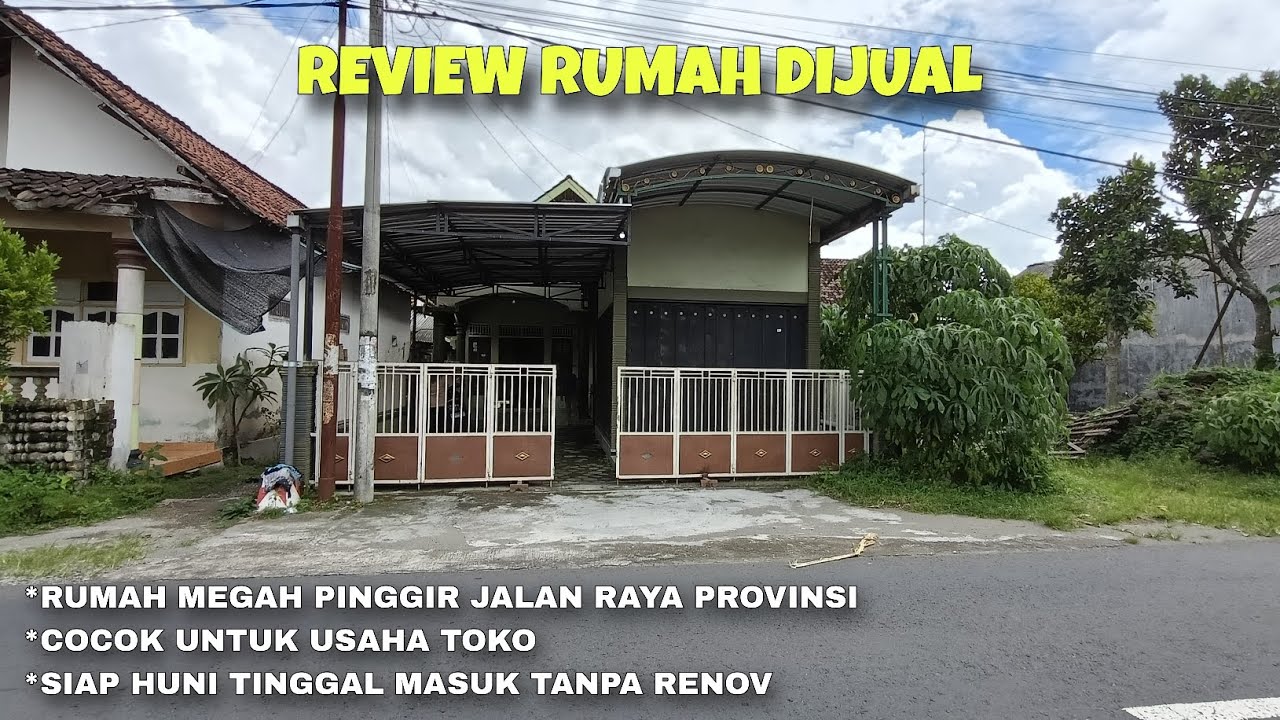 Rumah DIJUAL ! Rumah Megah Cocok Untuk Usaha , Lokasi Pinggir Jalan Raya