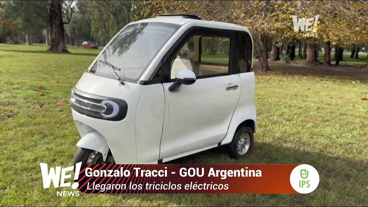 Gonzalo Tracci  - GOU Argentina - Llegaron los triciclos eléctricos