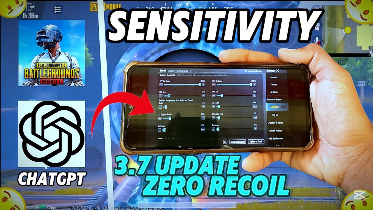 ChatGPT Recommended PUBG Sensitivity Settings (2025) 🔥 Ultimate Aim & Control! | GC KHOF GAMING