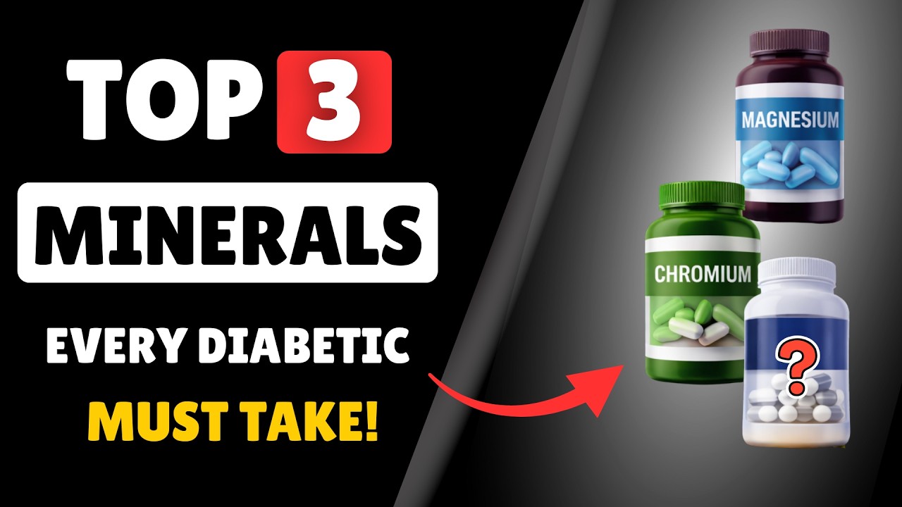 3 Essential Minerals That Every Diabetic Should Take! (Lower Blood Sugar)
