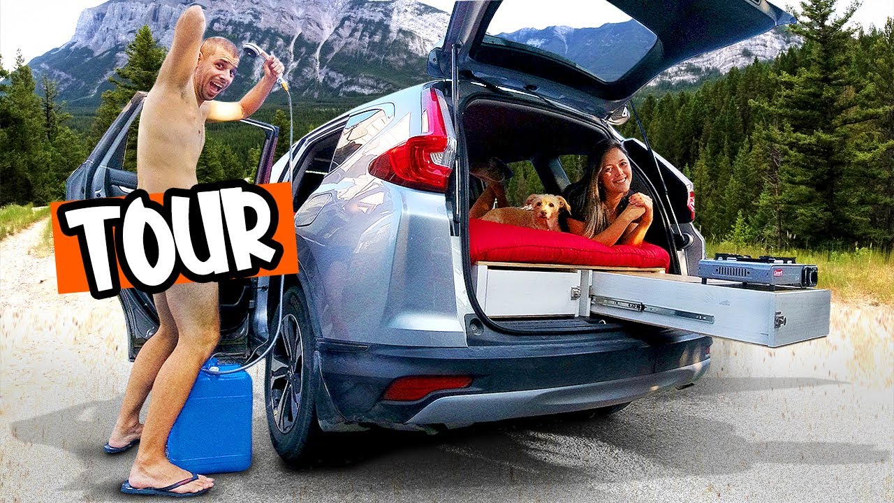 TOUR do Carro | MINI MOTORHOME com CHUVEIRO | Viajando de carro pelo CANADA |EP 09