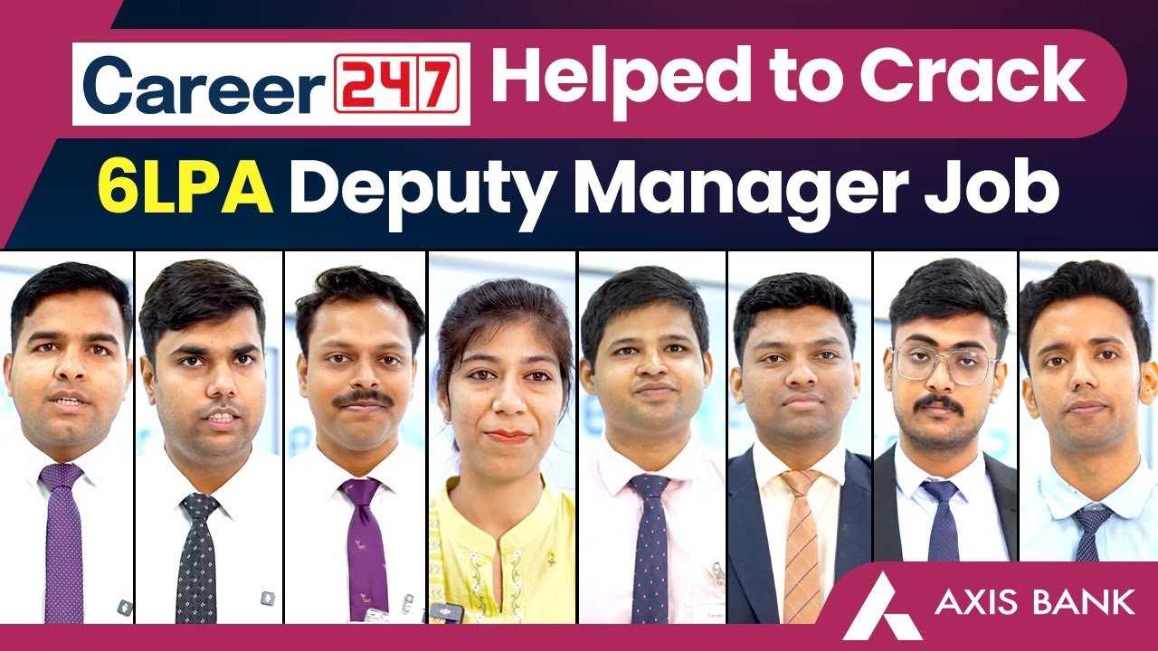 Trainee Deputy Managers feedback of Axis Bank PBRM Program | Career247 Pune Campus | BFSI Job | 6LPA