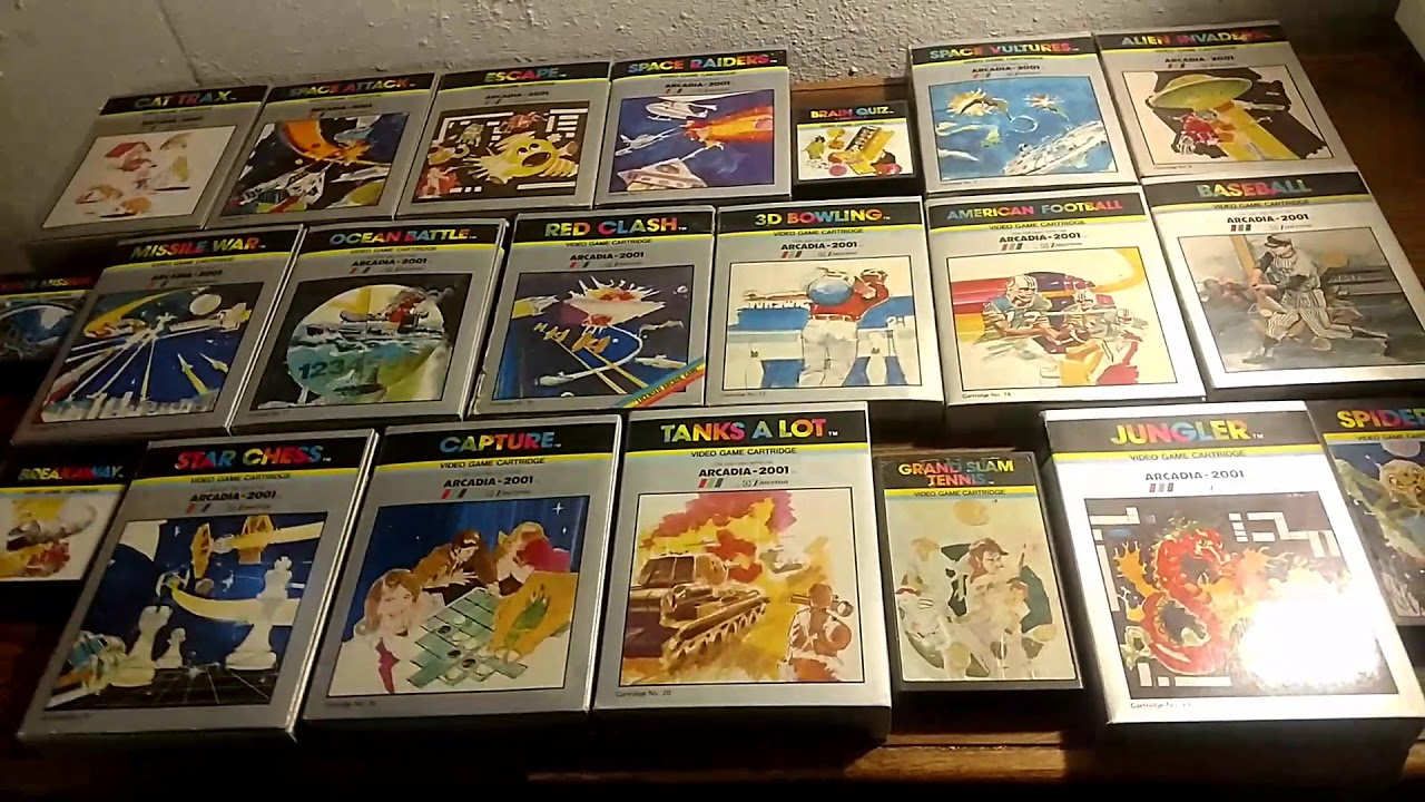I finally completed USA Emerson Arcadia 2001 collection!