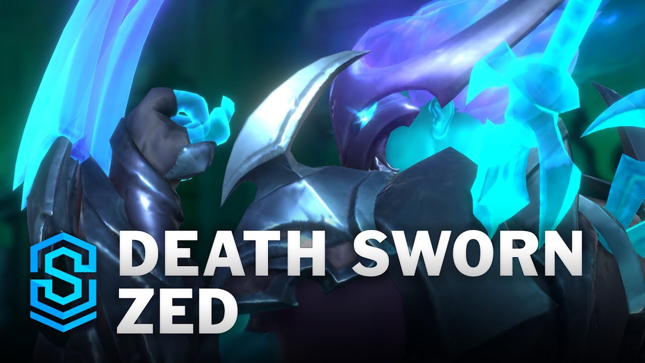 Death Sworn Zed Wild Rift Skin Spotlight