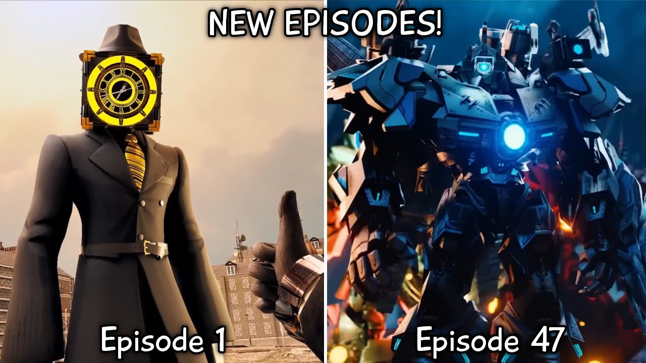 Skibidi Toilet Multiverse 1 - 47 All Episodes (60 FPS REMASTERED) Transformers Titans (Episode 49?)