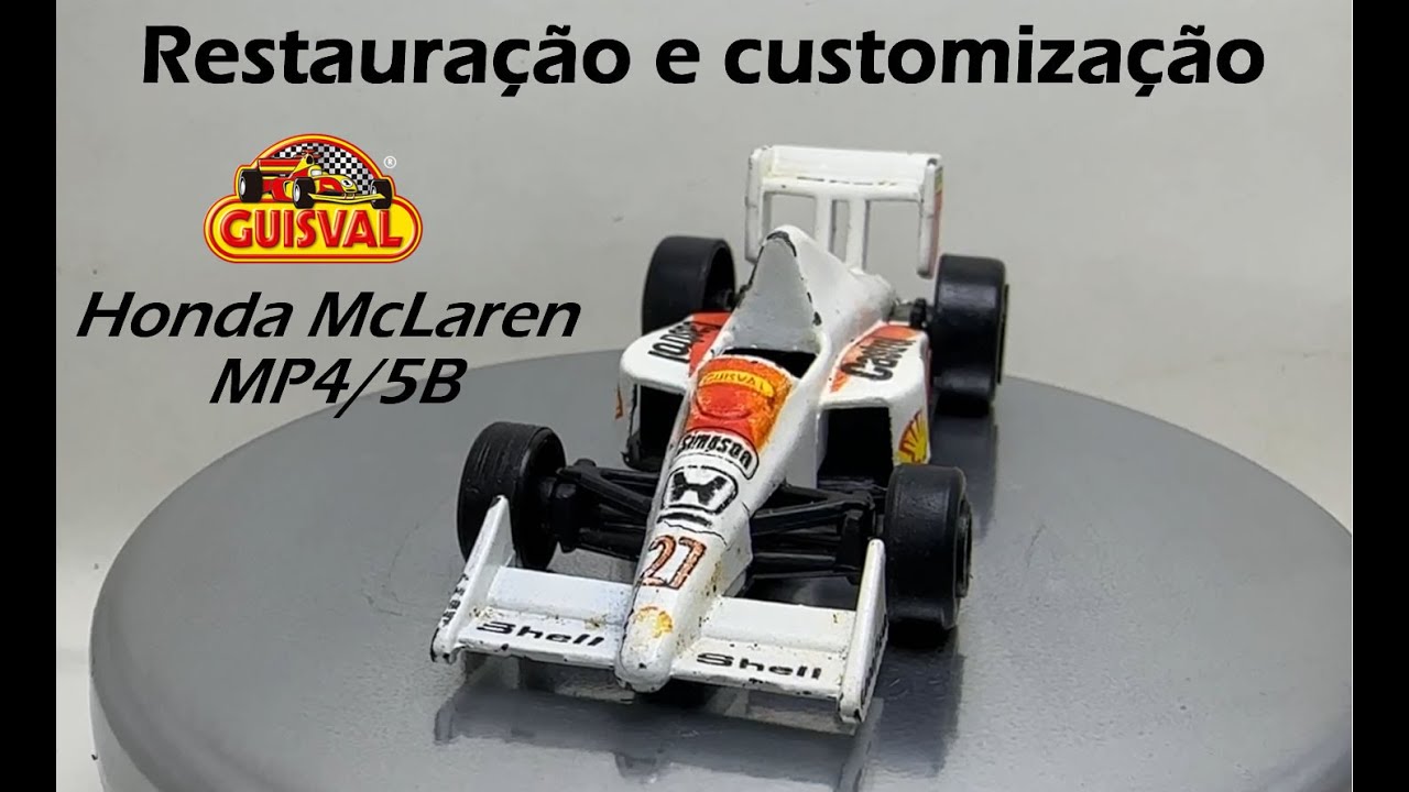 Restauração e customização Guisval - Honda McLaren MP4/5B Formula 1