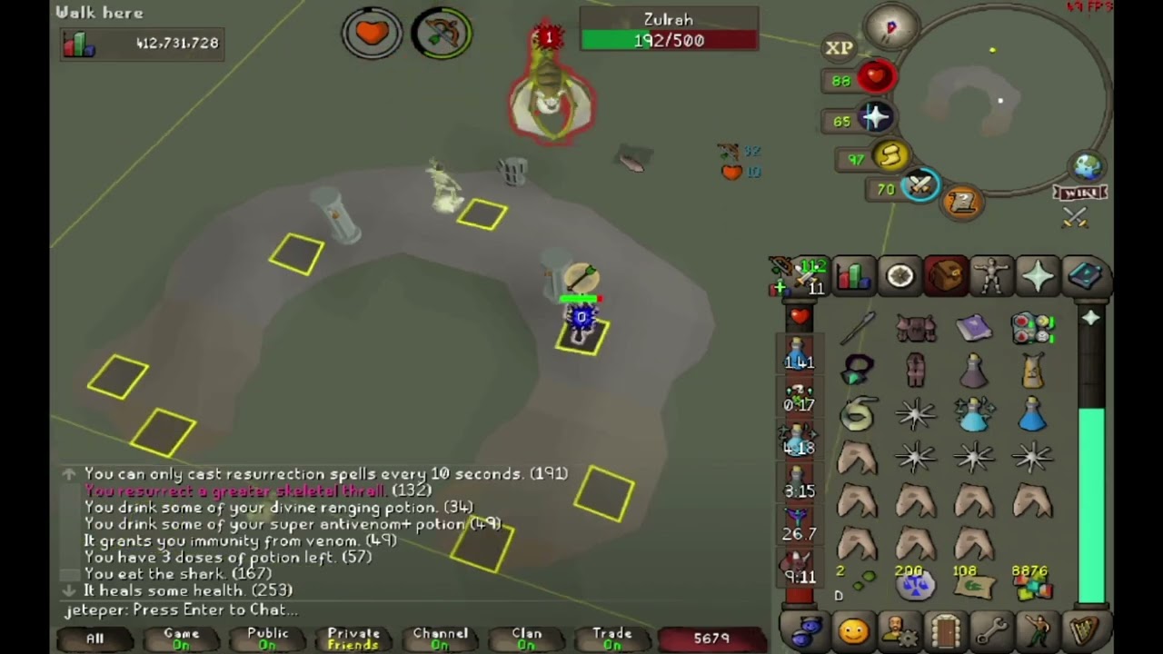Perfect Zulrah Combat Achievement