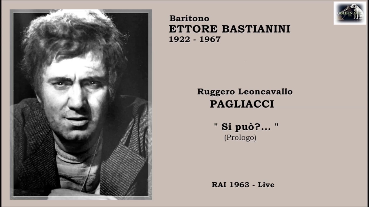 Baritono ETTORE BASTIANINI - Pagliacci  