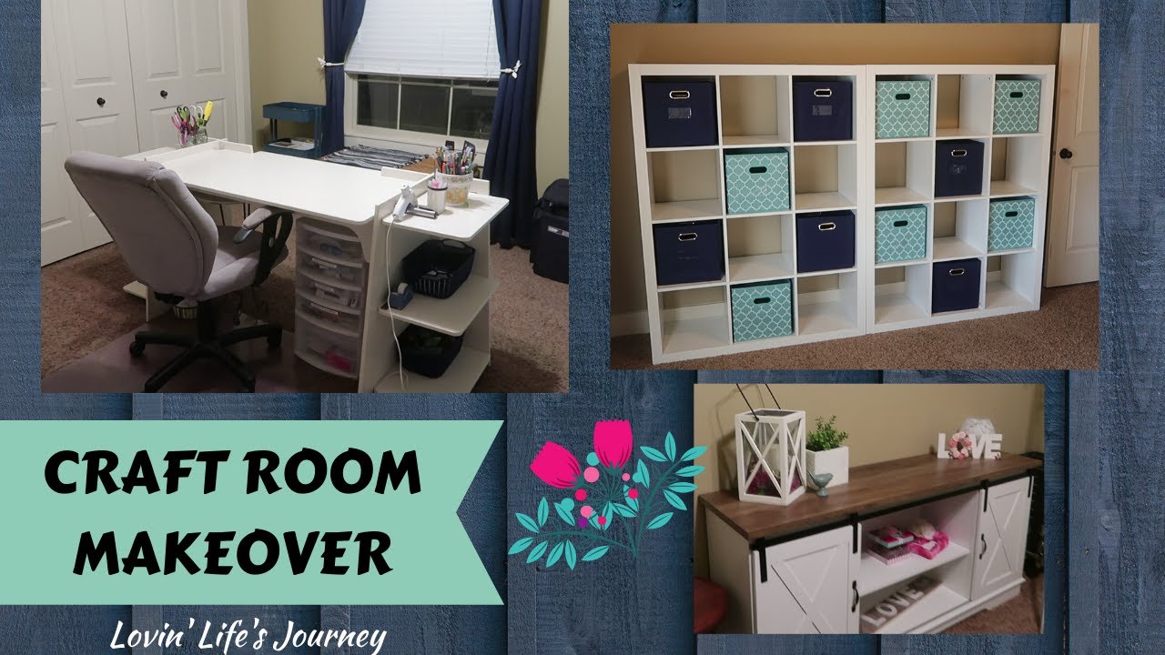 Easy Craft Room Makeover & Organization