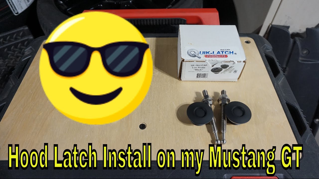 Installing Hood Latches on my Mustang