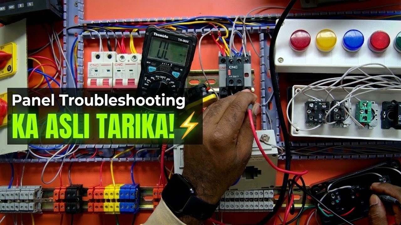 Panel Troubleshooting Karne Ka Tarika Jo Aapko Koi Nahi Batayega! 💯  ⁨@ElectricalTechnician⁩