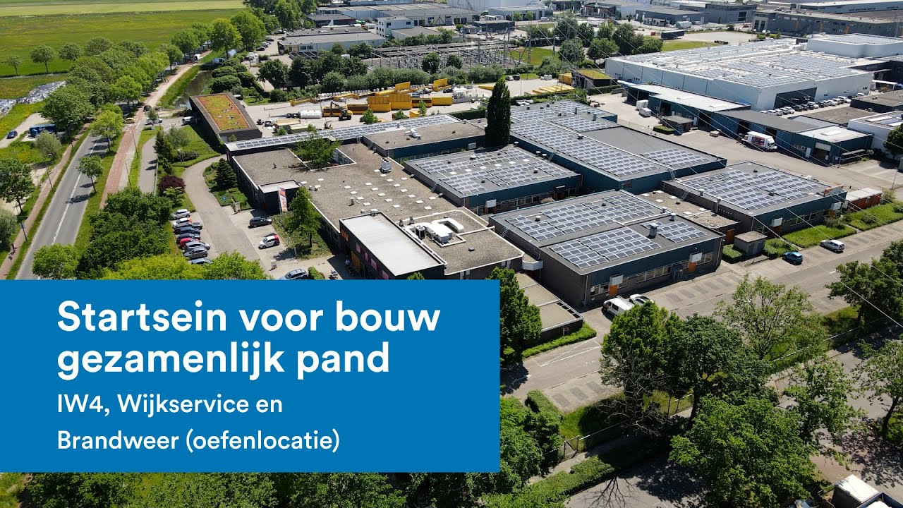 Startsein nieuw pand IW4, Wijkservice en Brandweer oefenlocatie   03 12 2021