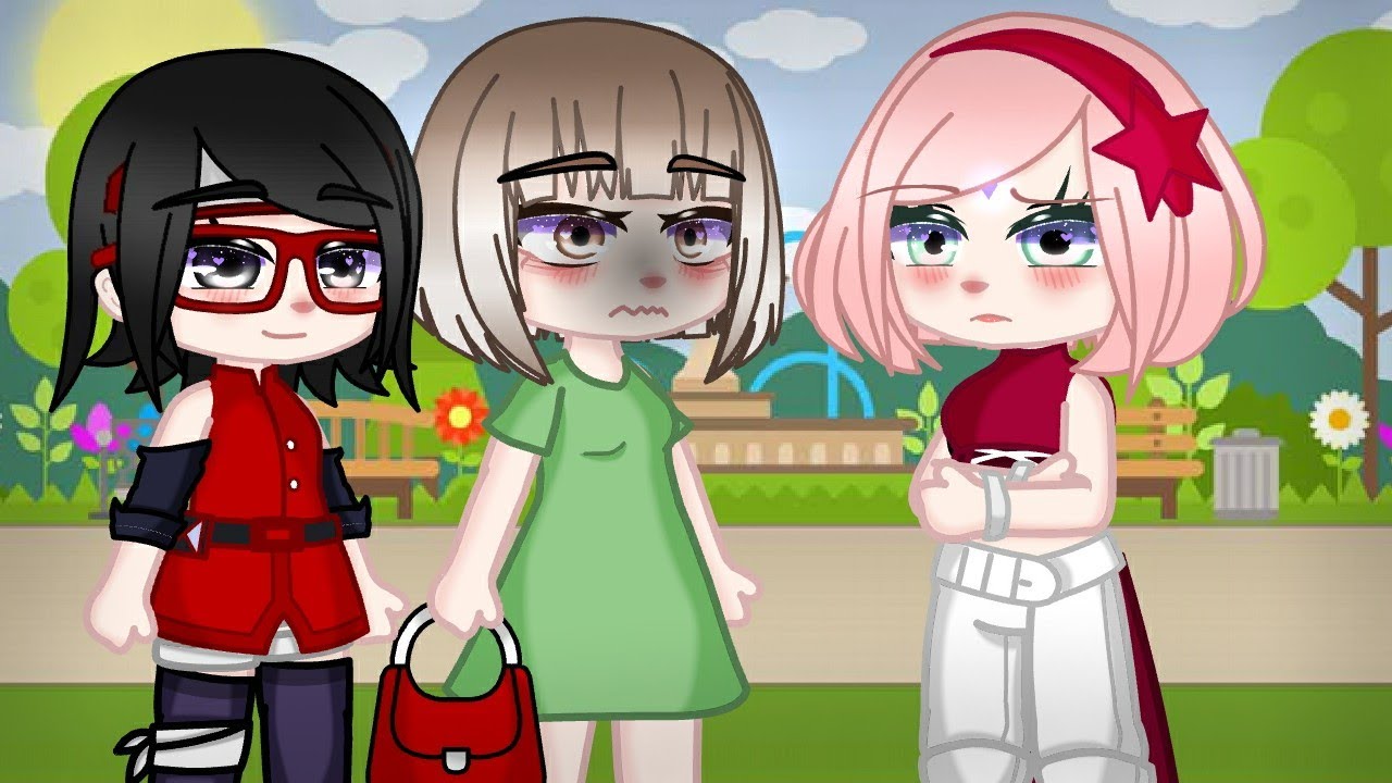 |•Ela é a sua mãe!?•|Naruto Gacha Club GC|(02/03)|Original!|Sakura, Sarada e Senhora 🌸