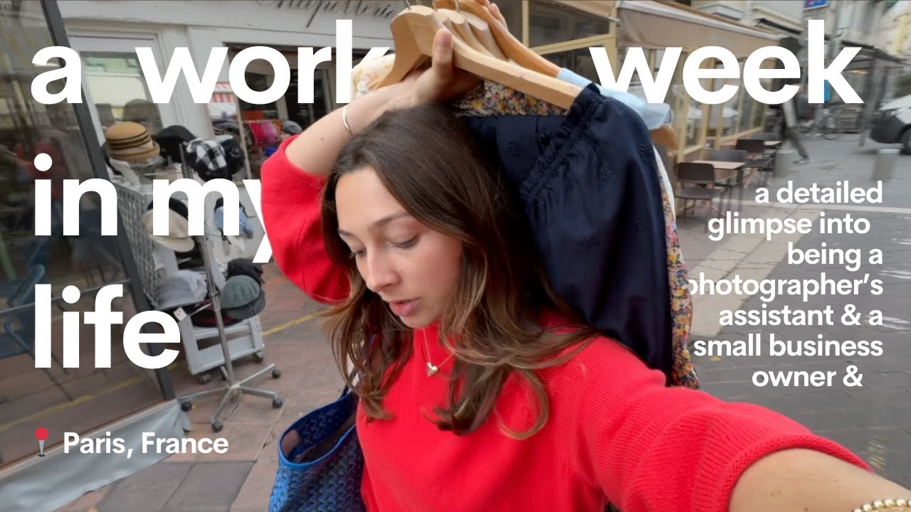 a work week in my life - shooting a fashion campaign in the South of France