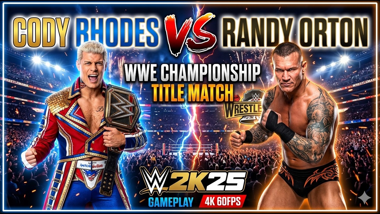 Randy Orton DESTROYS Cody Rhodes For The WWE Championship! 😱