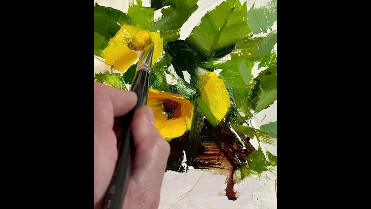 Silent Pleasure | Relaxing Flower Painting