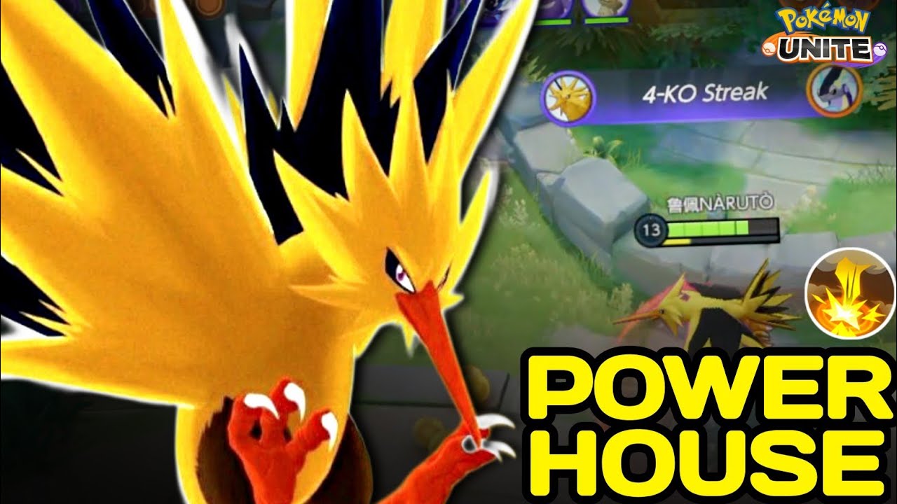 Zapdos feels illigal that much broken ⚡ Pokemon Unite - NINZA PLAYS