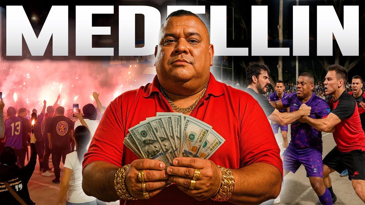 10.000 DÓLARES por PARTIDO🤑ASÍ ES EL FÚTBOL DE BARRIO EN COLOMBIA💰