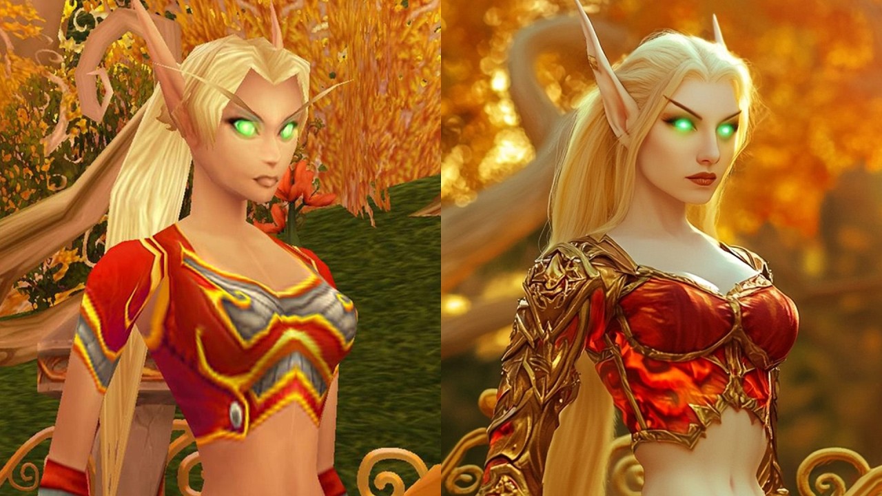 World of Warcraft but it's Ultra HD | AI Generated