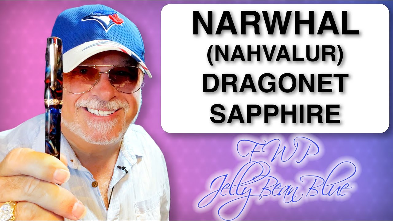 Распаковка и обзор перьевой ручки Narwhal Nahvalur Schuylkill Dragonet Sapphire Limited Edition 2...