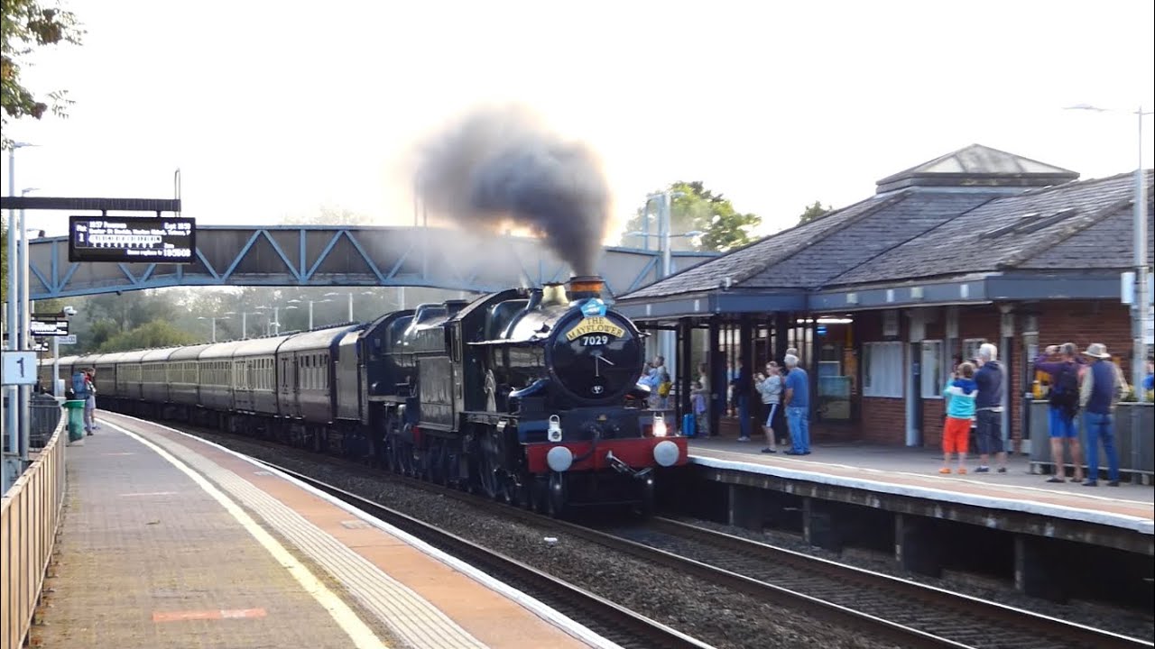 7029 Clun Castle & 45596 Bahamas blast up the Devon Banks unassisted + 5029 Nunney Castle - 06/09/25