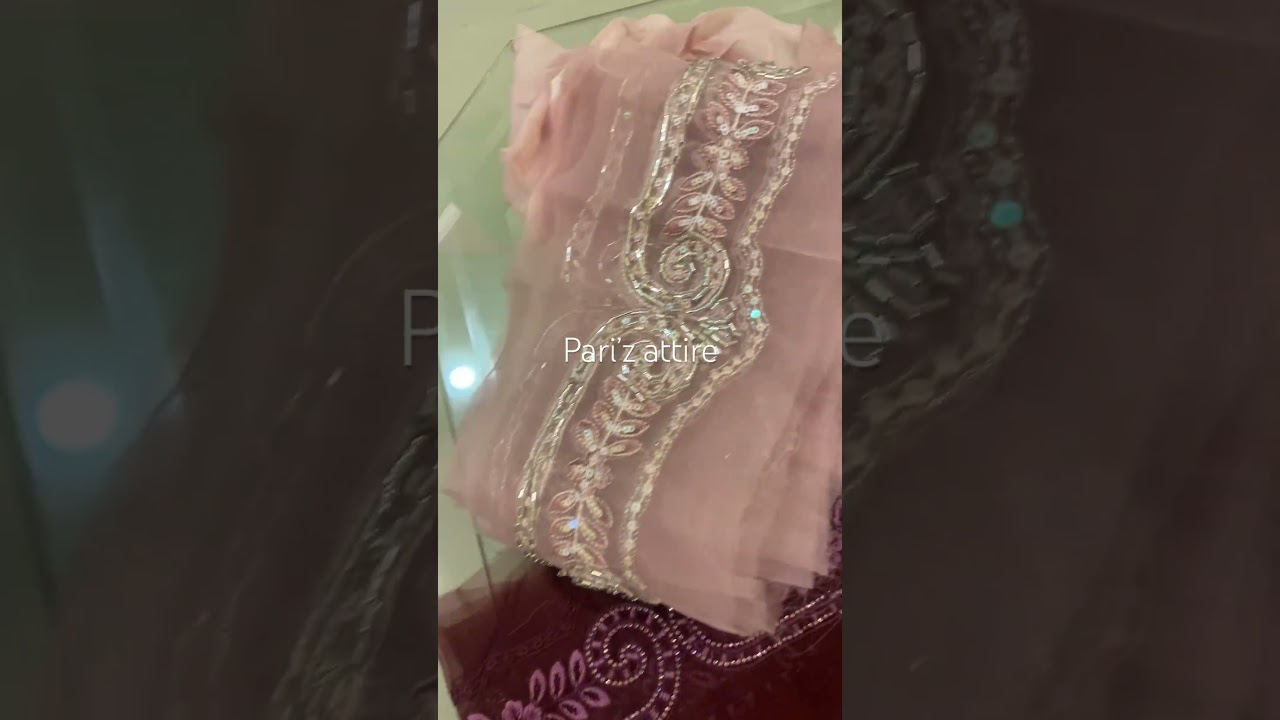 Mbroidered D1 2025 beautiful saree excellent work hand touch up #foryou #mariab #ootd