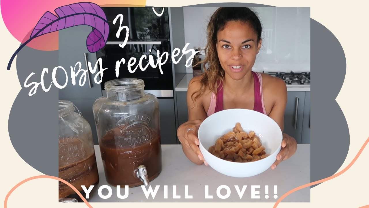 What to do with a Kombucha Scoby that's too big- 3 delicious recipes for candy and jerky