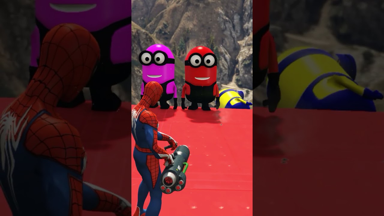 Epic Spider-Man Ragdoll Fails in GTA 5! 😆 