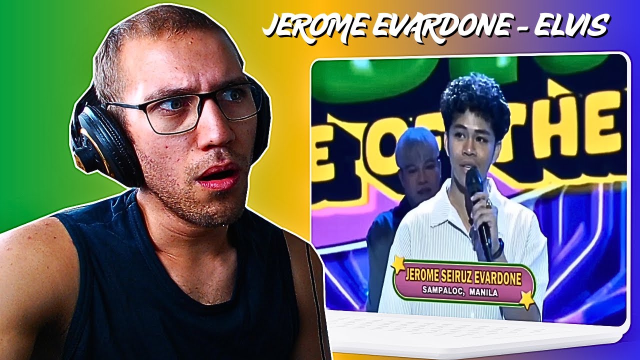 First Time Reacting To Jerome Evardone - Ang Elvis Presley ng Pilipinas ||EAT BULAGA TVJ SHOW!!!