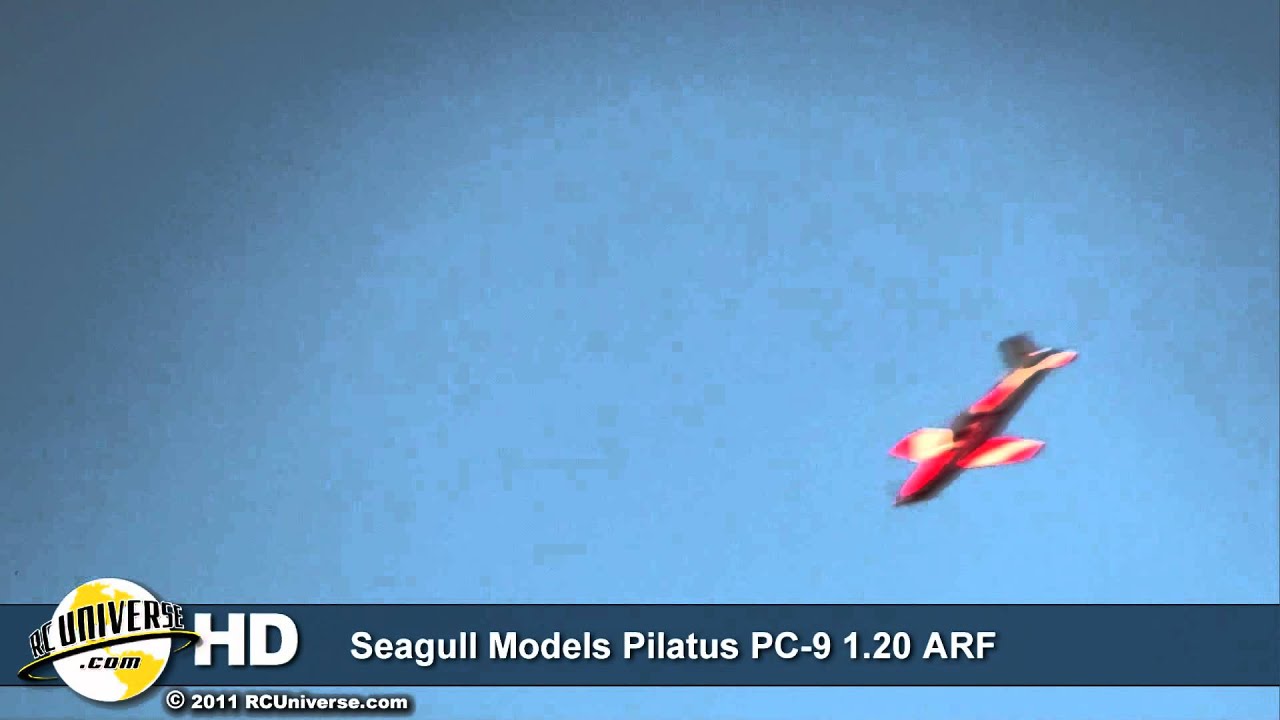 Seagull Pilatus PC-9 1.20 ARF.mpg