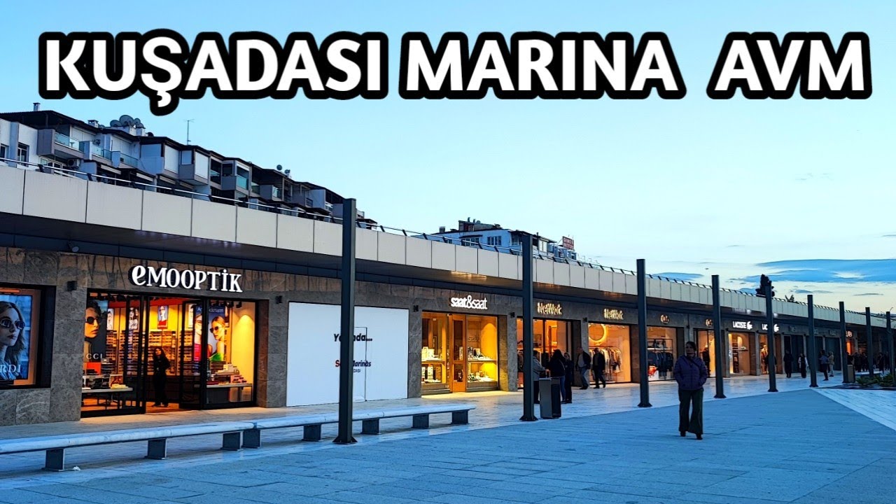 KUŞADASI TÜRKIYE | MARINA AVM | VIRTUAL WALK TOUR | December 2025 | 4k UHD 60fps 