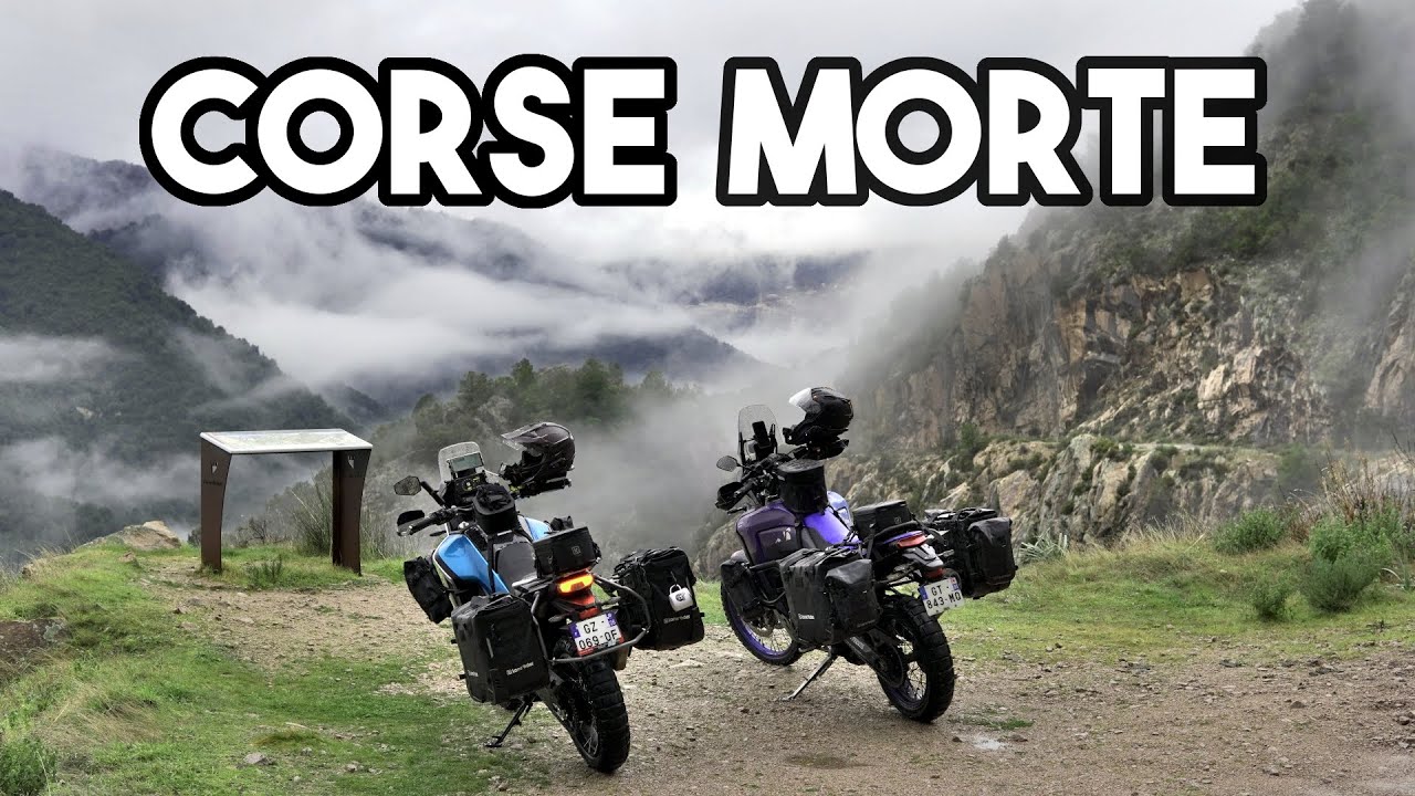 🏍️❄️ La CORSE à moto… comme vous ne l’avez JAMAIS vue ! 😱🔥 - CF MOTO 450 MT & Ténéré 700 World Raid