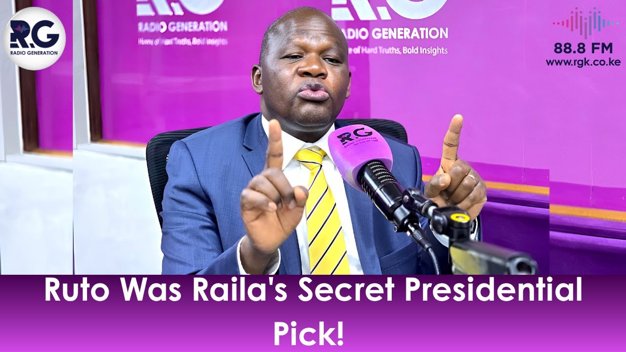 Ruto Was Raila's Secret Presidential Pick for 2027- Odoyo Owidi