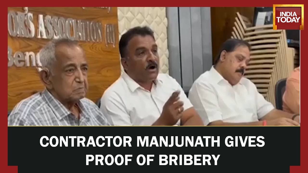 'Paid Rs 90 Lakh Bribe To BJP MLA Since 2019': K'taka Contractors Association Working Prez Manjunath