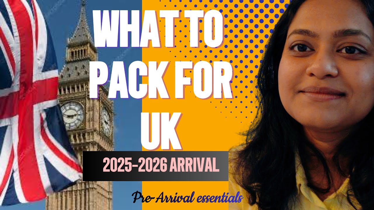 International Student Packing Guide: Moving to the UK 🇬🇧 //What to pack and not overpack! 
