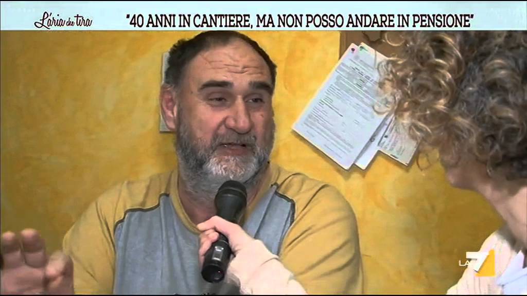 40 anni in cantiere, ma non posso andare in pensione