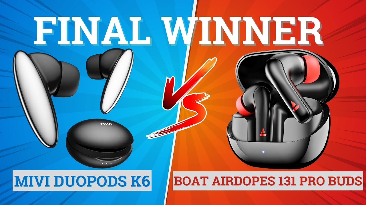 Mivi Duopods K6 против boAt Airdopes 131 Pro Buds⚡ Полное сравнение ⚡Лучшие для музыки, басов и и...
