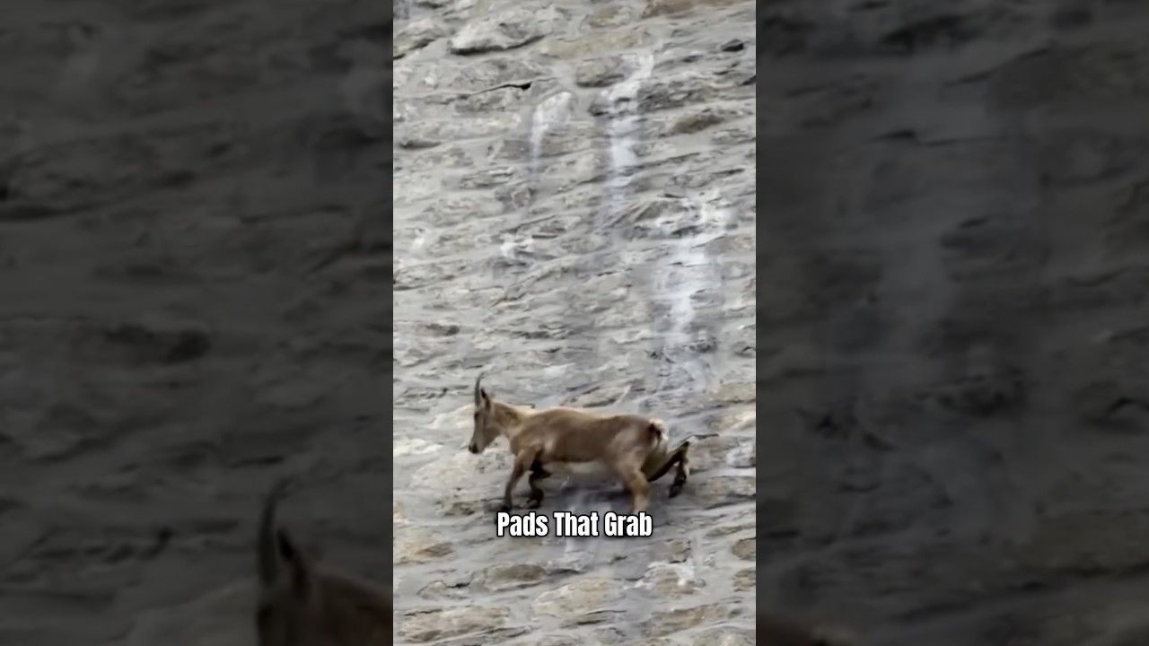 How Mountain Goats are able to Climb Steep Hills 🤯
