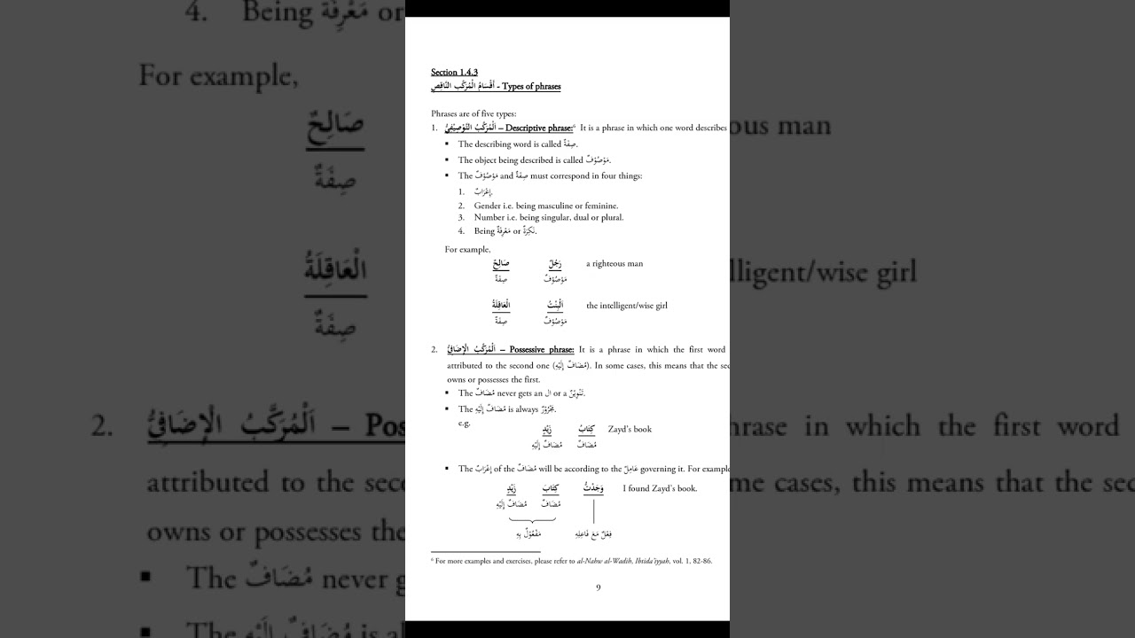 01 octNahw Types of Phrases – Part 1