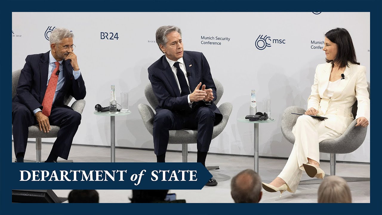 Secretary Blinken participated in a Munich Security Conference Public Forum on Multilateralism