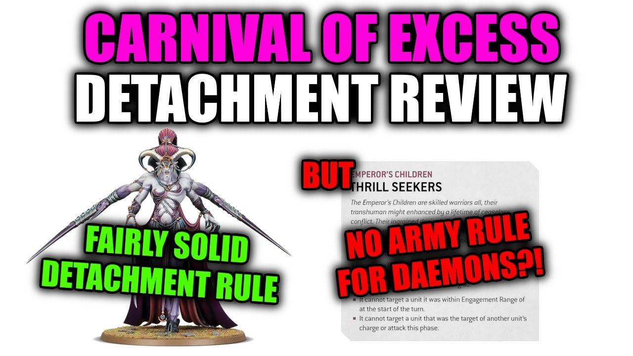 NEW Emperor's Children Codex Review - The Carnival Of Excess! │ Warhammer 40k 10th Edition