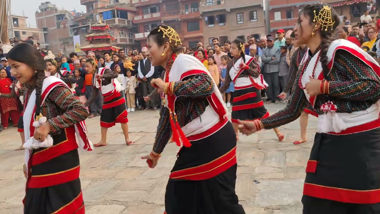 newari dance happy biska jatra new year 2081