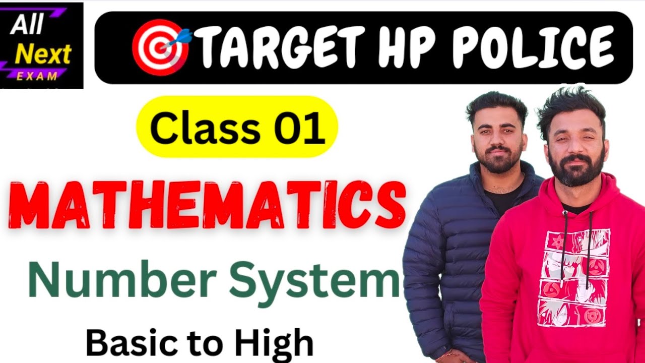 Target 🎯 HP POLICE CONSTABLE || Mathematics 01 || Number System ...#hppolice